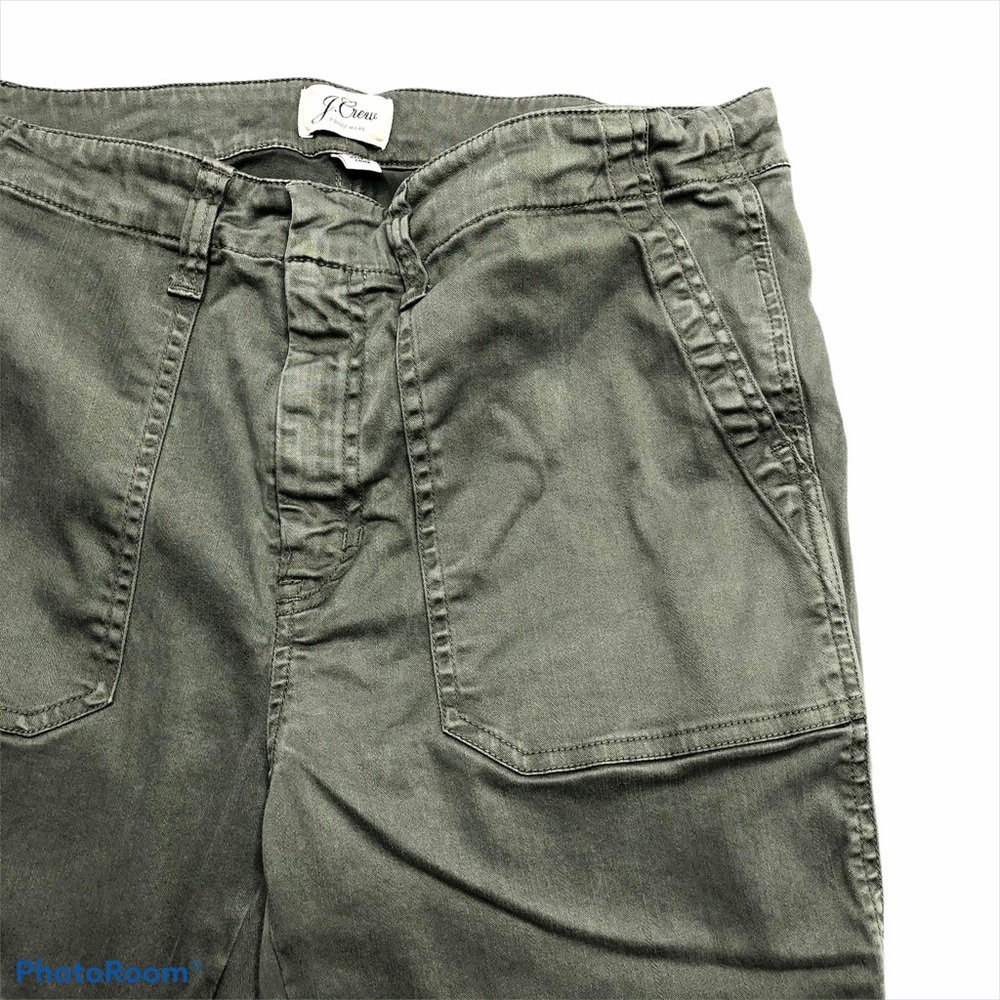 J. Crew Green Khaki Skinny Mid Rise Stretch Pants - Picture 8 of 16